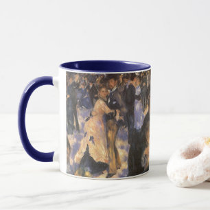 Tanz in Le Moulin de la Galette von Pierre Renoir Tasse