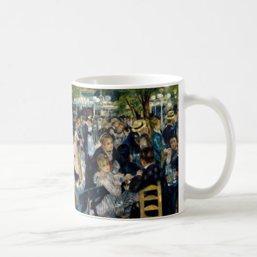 Tanz in Le Moulin de la Galette von Renoir Kaffeetasse (Rechts)