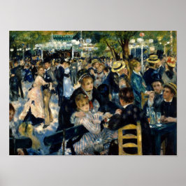 Tanz in Le Moulin de la Galette von Renoir Poster