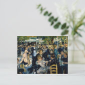 Tanz in Le Moulin de la Galette von Renoir Postkarte (Stehend Vorderseite)