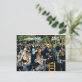 Tanz in Le Moulin de la Galette von Renoir Postkarte (Stehend Vorderseite)
