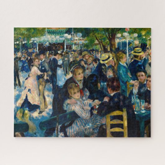 Tanz in Le Moulin de la Galette von Renoir Puzzle (Horizontal)