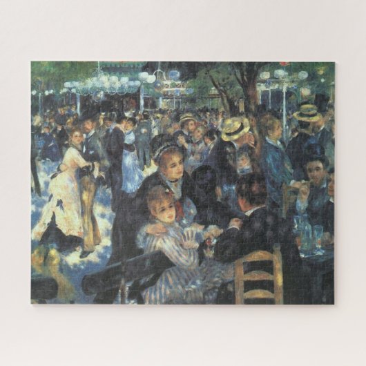 Tanz in Le Moulin de la Galette von Renoir Puzzle (Horizontal)