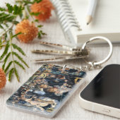 Tanz in Le Moulin de la Galette von Renoir Schlüsselanhänger (Vorderseite rechts)