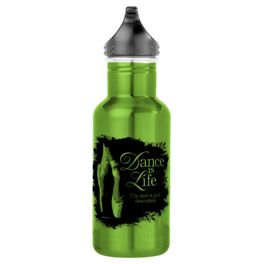 Tanz ist Leben Edelstahlflasche (Rechts)