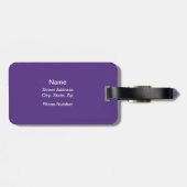 Tanz ist Leben Gepäckanhänger (Rückseite horizontal)