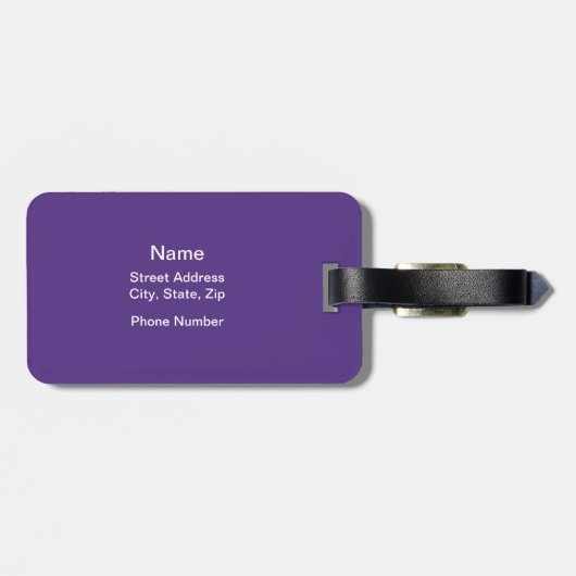 Tanz ist Leben Gepäckanhänger (Rückseite horizontal)