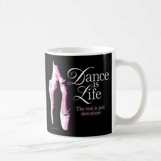 Tanz ist Leben Kaffeetasse (Rechts)