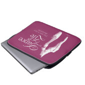 Tanz ist Leben Laptopschutzhülle (Vorne Knopf)