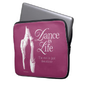 Tanz ist Leben Laptopschutzhülle (Vorderseite Links)
