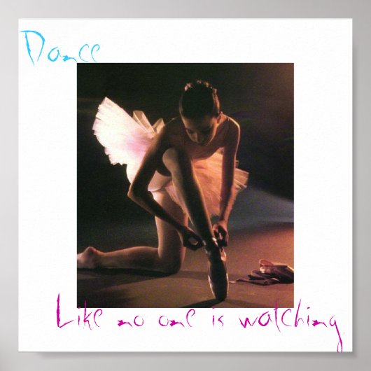 Tanz ist Leben Poster (Vorne)