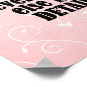 Tanz ist Leben Poster (Ecke)