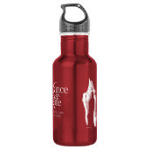 Tanz ist Leben Trinkflasche (Rückseite)