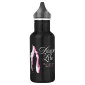 Tanz ist Leben Trinkflasche (Links)