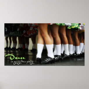 Tanz ist meine rhythmische Poesie Print Poster