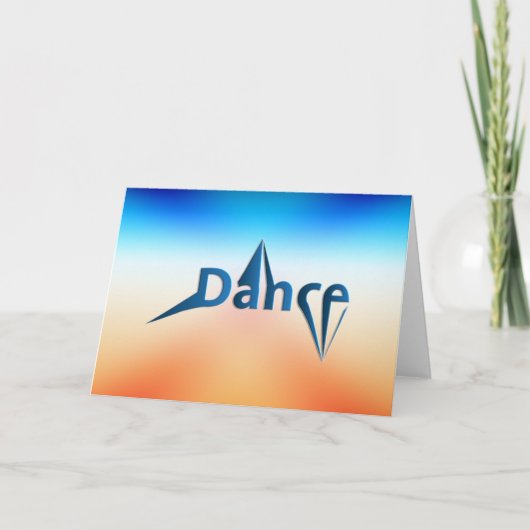 Tanz Karte (Vorderseite)