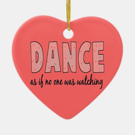 Tanz Keramik Ornament (Vorne)