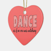 Tanz Keramik Ornament (Links)