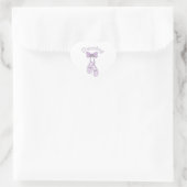 Tanz-Kinderballett Herz-Aufkleber (Tasche)