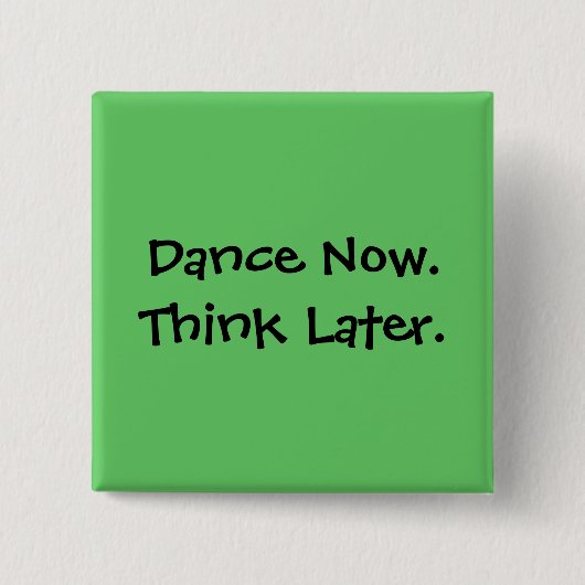 Tanz-Knopf Button (Vorderseite)