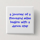 Tanz-Knopf Button (Vorderseite)