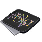Tanz! (Krawatte-Dye) Laptopschutzhülle (Vorne Knopf)