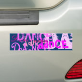 Tanz-Kunst im Rosa Autoaufkleber (Auf Auto)