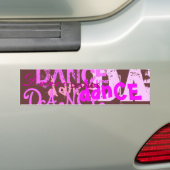 Tanz-Kunst im Rosa Autoaufkleber (Auf Auto)