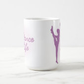Tanz-Leben-Ballerina - lila - Kaffeetasse (Mittel)