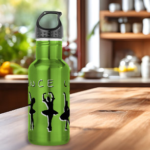 Tanz Leben Ballerinen Apfelgrüner Wasserflasche