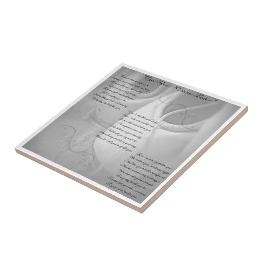 Tanz-Lehrer-Gedicht Fliese (Seite)