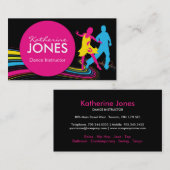 Tanz-Lehrer-Geschäfts-Auto Visitenkarte (Vorne/Hinten)