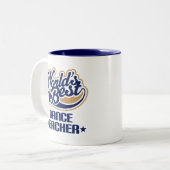 Tanz-Lehrer-Geschenk Zweifarbige Tasse (Vorderseite Links)