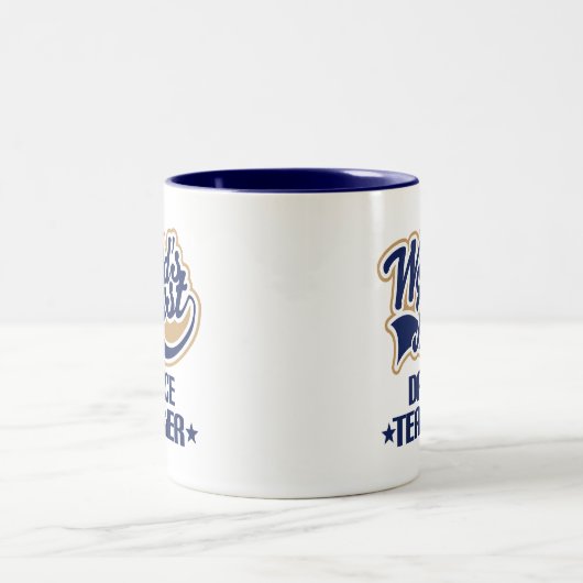 Tanz-Lehrer-Geschenk Zweifarbige Tasse (Mittel)