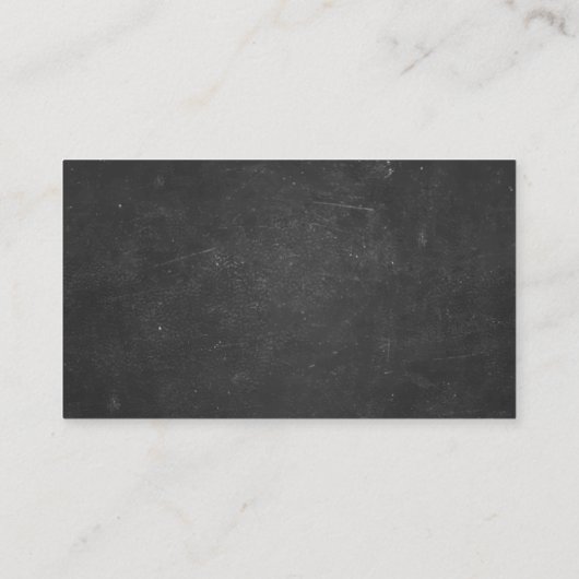 Tanz-Lehrer-Handskript-Tafel Visitenkarte (Rückseite)