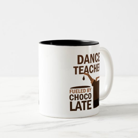 Tanz-Lehrer-(lustiges) Geschenk Zweifarbige Tasse (VorderseiteRechts)
