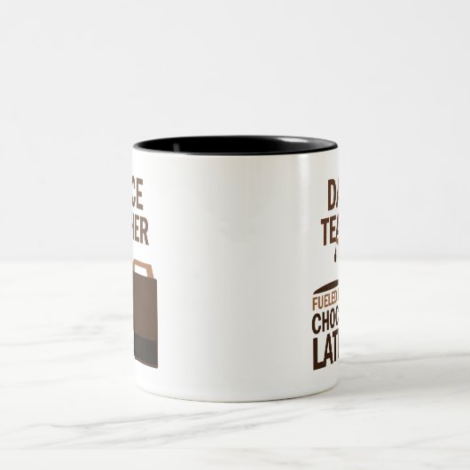 Tanz-Lehrer-(lustiges) Geschenk Zweifarbige Tasse (Mittel)