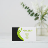 Tanz-Lehrer Visitenkarte (Stehend Vorderseite)