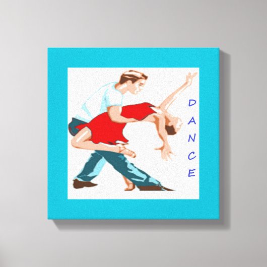 Tanz Leinwanddruck (Vorderseite)