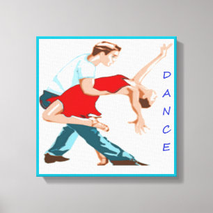 Tanz Leinwanddruck