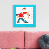 Tanz Leinwanddruck (Insitu (Wohnzimmer))