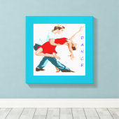 Tanz Leinwanddruck (Insitu (Holzboden))