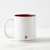 Tanz, Liebe, singen, Live… Zweifarbige Tasse (Links)