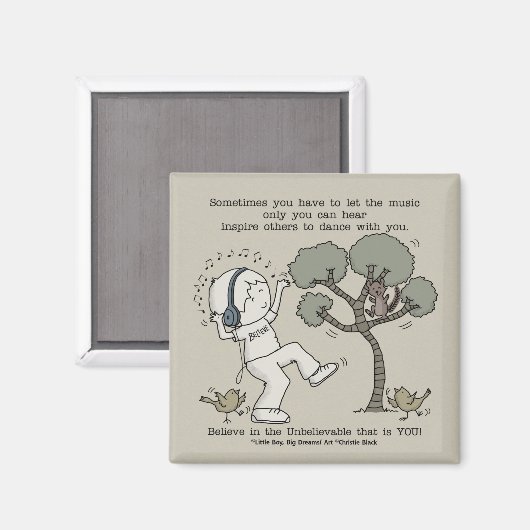 Tanz Magnet (Vorderseite/Rückseite)