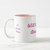 Tanz-Mama-Tasse #1 Zweifarbige Tasse (Links)