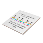 Tanz, mehrfarbig fliese (Seite)