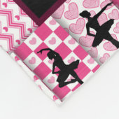 Tanz - meine Leidenschaft Ballet Tanzen Ballerinas Fleecedecke (Ecke)