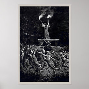 Tanz mit dem Teufel A2 A3 A4 Matt-Kunstprint Poster