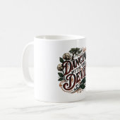 Tanz mit dem Teufel Gothic Art Kaffeetasse (Vorderseite Links)