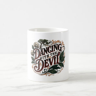 Tanz mit dem Teufel Gothic Art Kaffeetasse